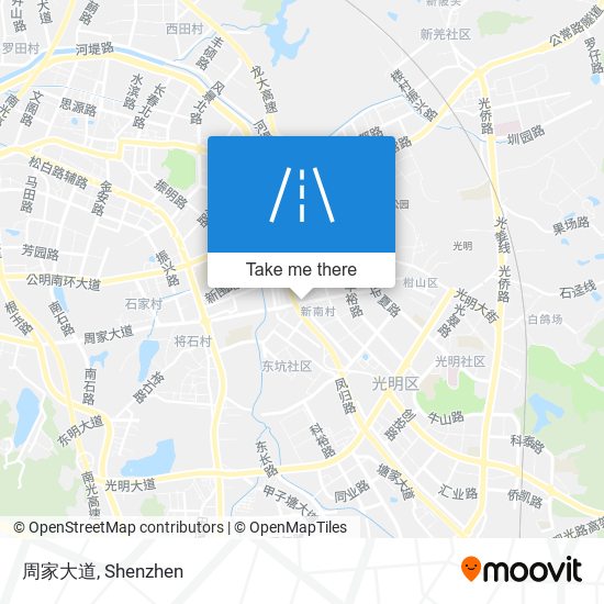 周家大道 map