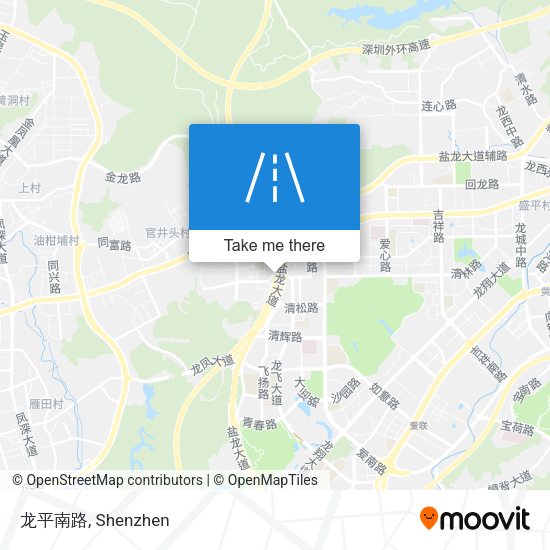 龙平南路 map