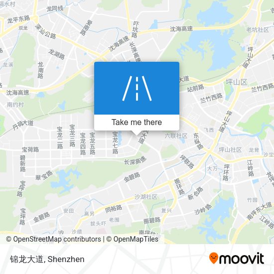 锦龙大道 map