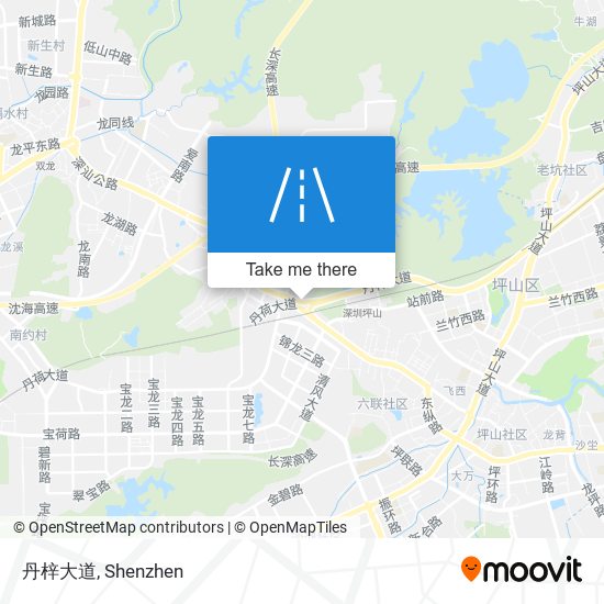 丹梓大道 map