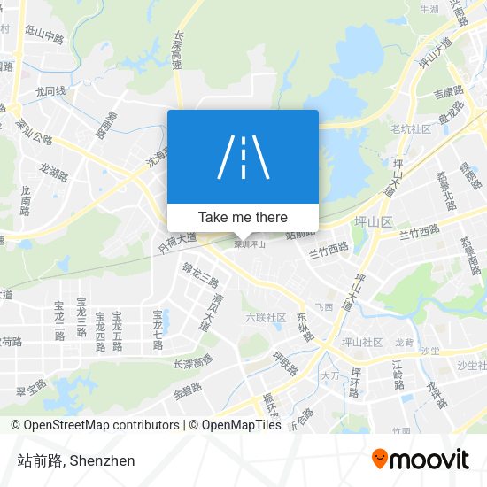 站前路 map