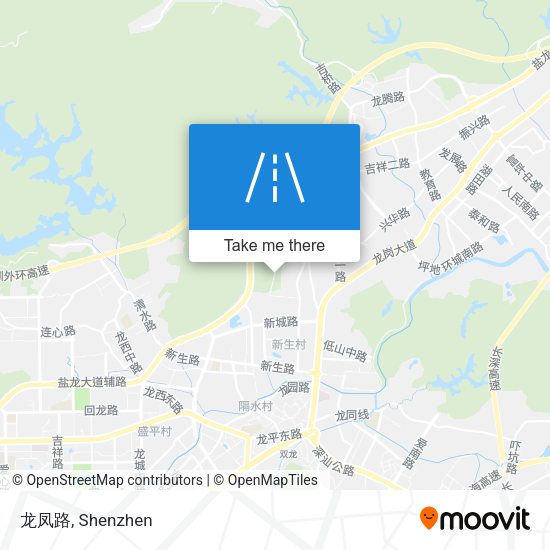 龙凤路 map