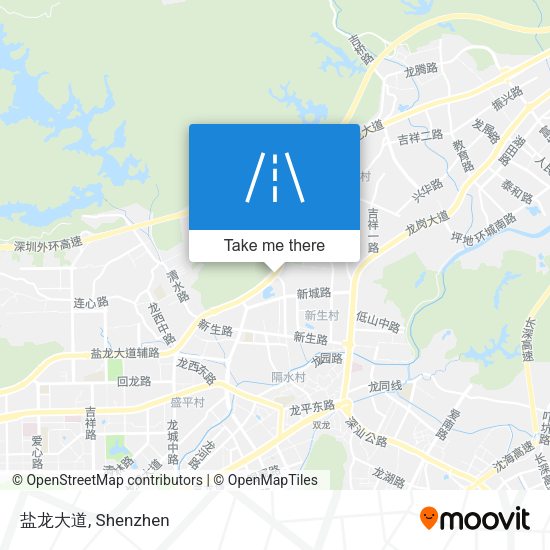 盐龙大道 map