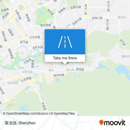 聚龙路 map