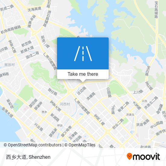 西乡大道 map