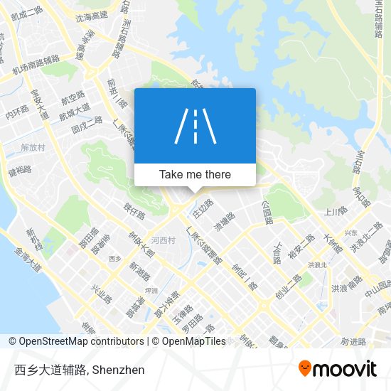 西乡大道辅路 map