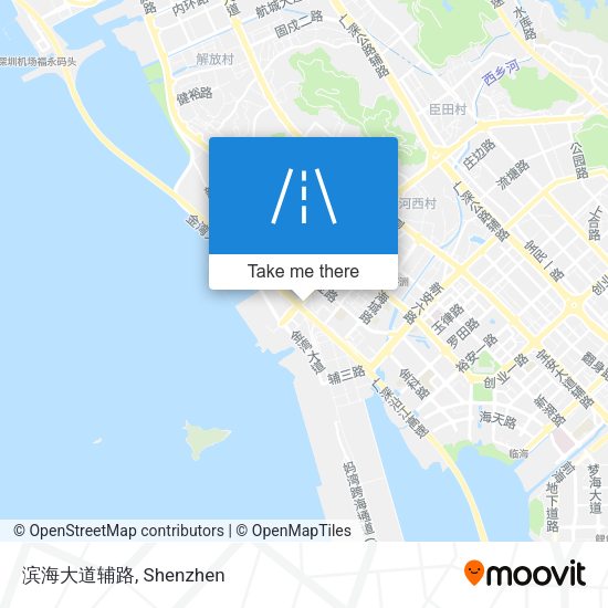滨海大道辅路 map