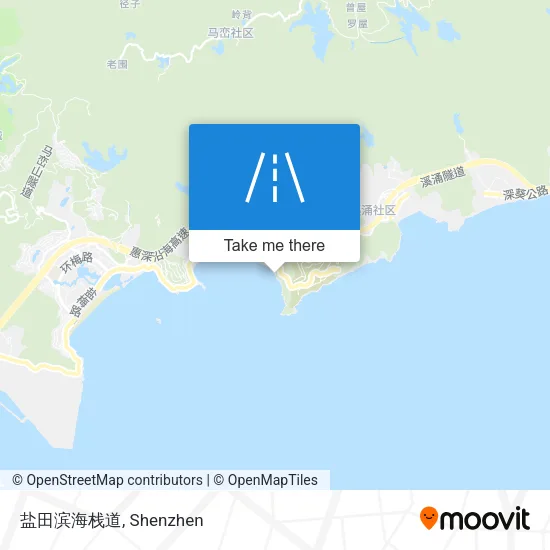 盐田滨海栈道 map