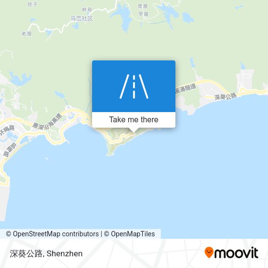 深葵公路 map