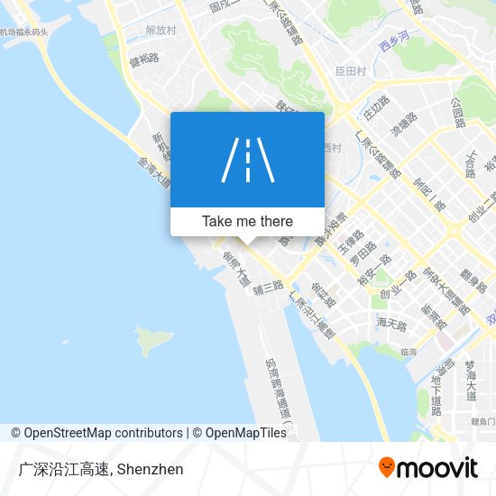 广深沿江高速 map