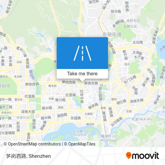 笋岗西路 map
