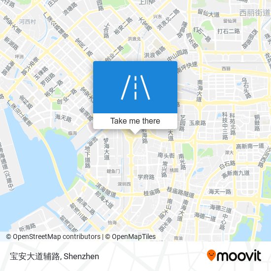 宝安大道辅路 map