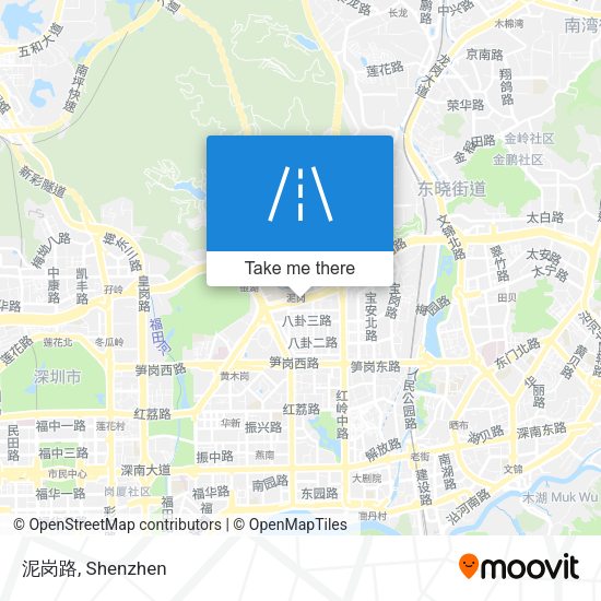 泥岗路 map