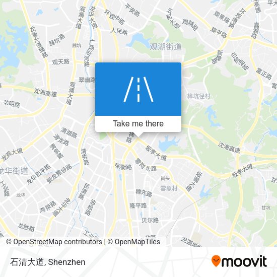 石清大道 map