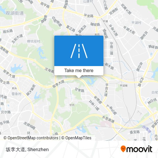 坂李大道 map
