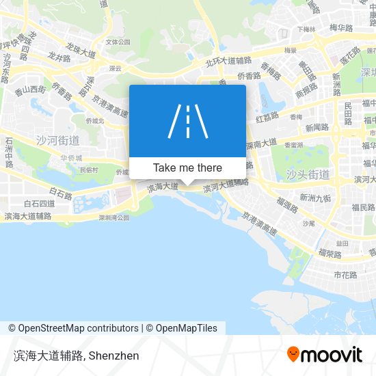 滨海大道辅路 map