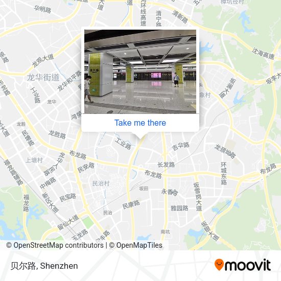 贝尔路 map