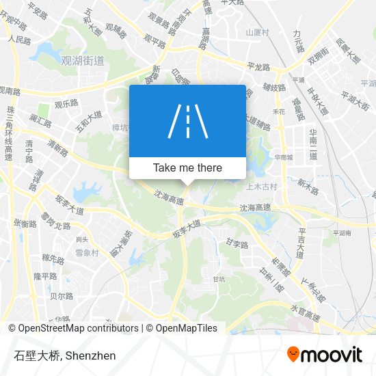 石壁大桥 map