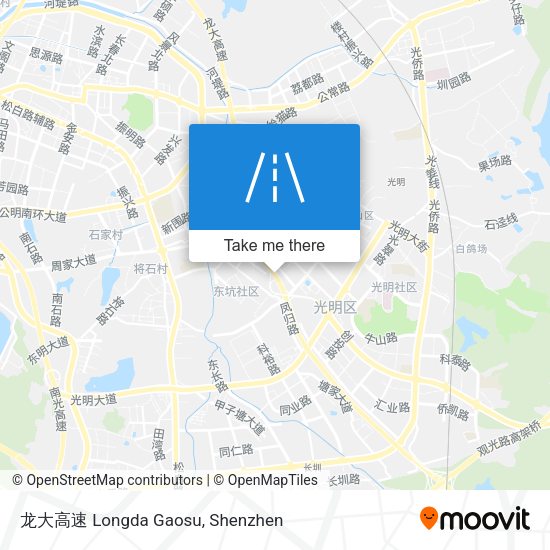 龙大高速 Longda Gaosu map