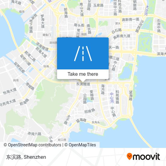 东滨路 map