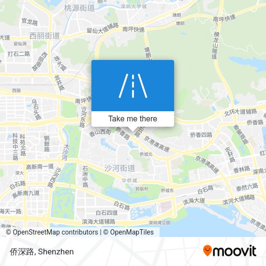 侨深路 map