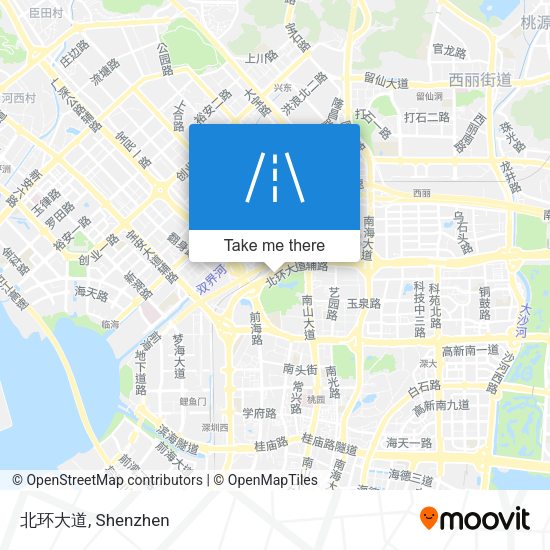 北环大道 map