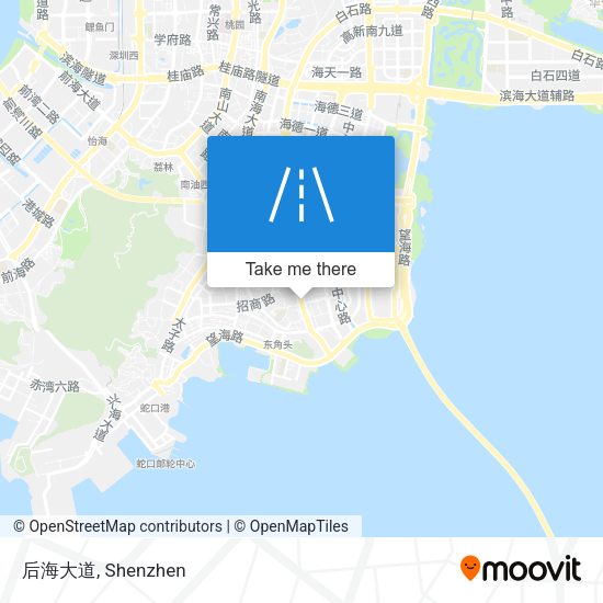 后海大道 map