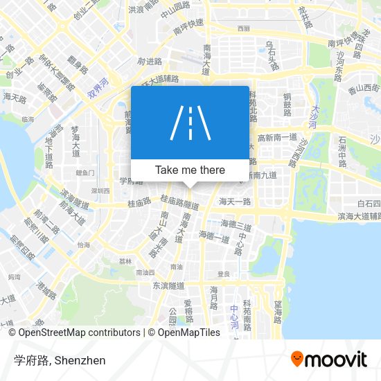 学府路 map