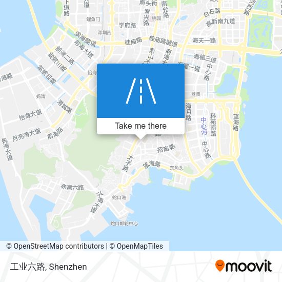 工业六路 map