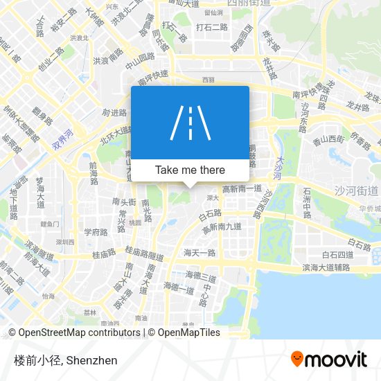 楼前小径 map