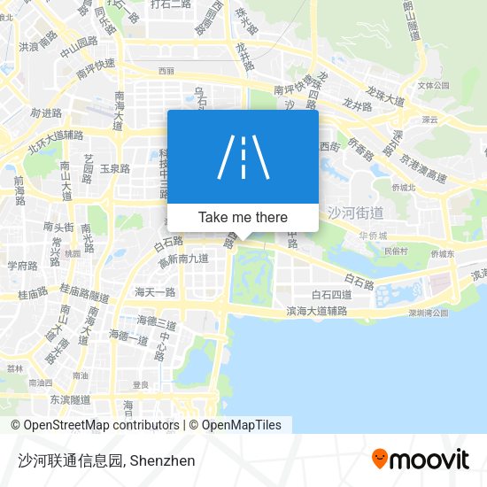 沙河联通信息园 map