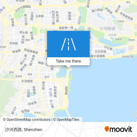 沙河西路 map
