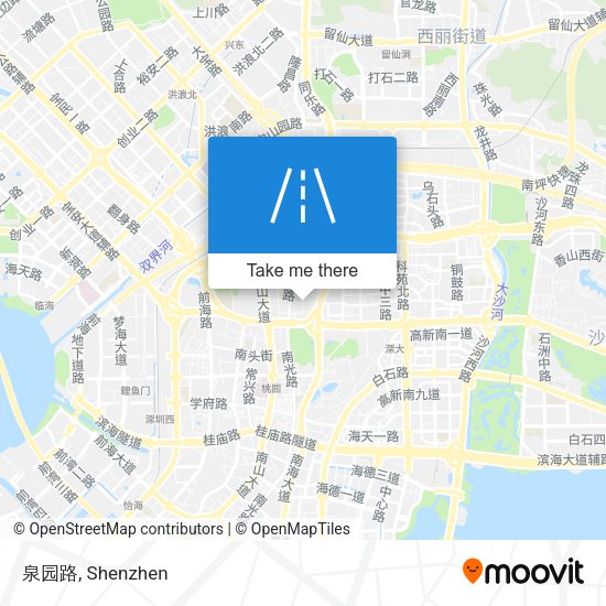泉园路 map