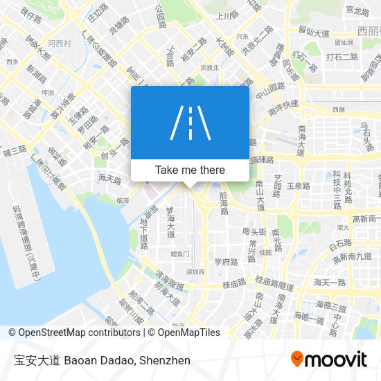 宝安大道 Baoan Dadao map
