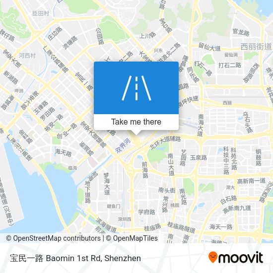 宝民一路 Baomin 1st Rd map