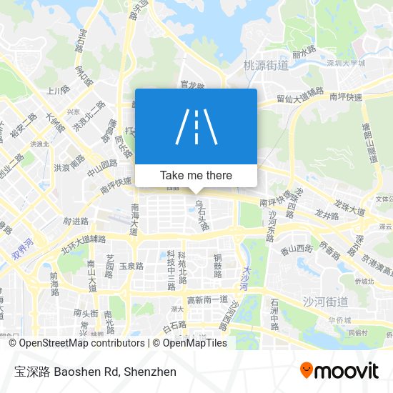 宝深路 Baoshen Rd map