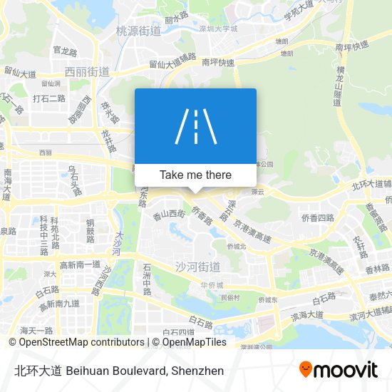 北环大道 Beihuan Boulevard map