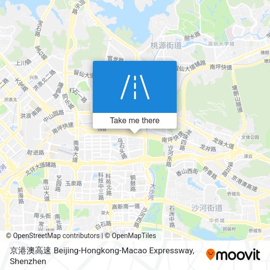 京港澳高速 Beijing-Hongkong-Macao Expressway map