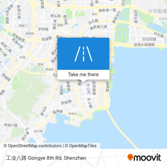 工业八路 Gongye 8th Rd map