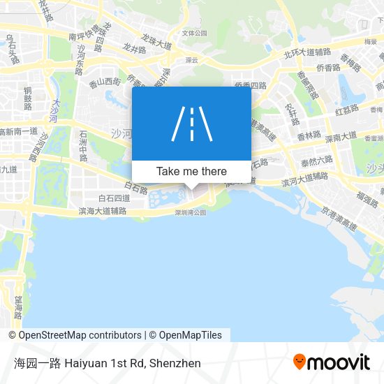 海园一路 Haiyuan 1st Rd map