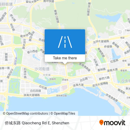 侨城东路 Qiaocheng Rd E map