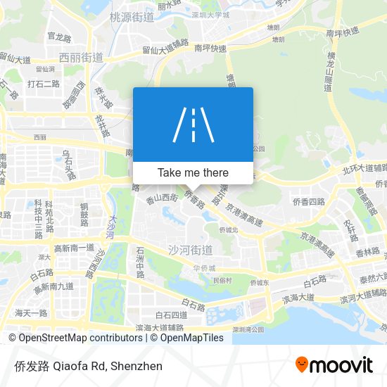 侨发路 Qiaofa Rd map