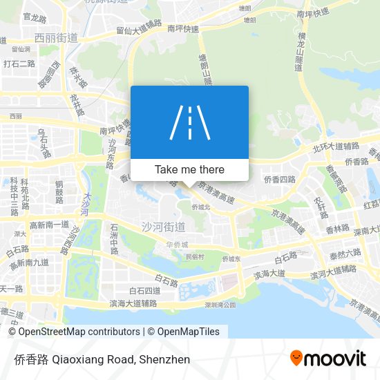 侨香路 Qiaoxiang Road map