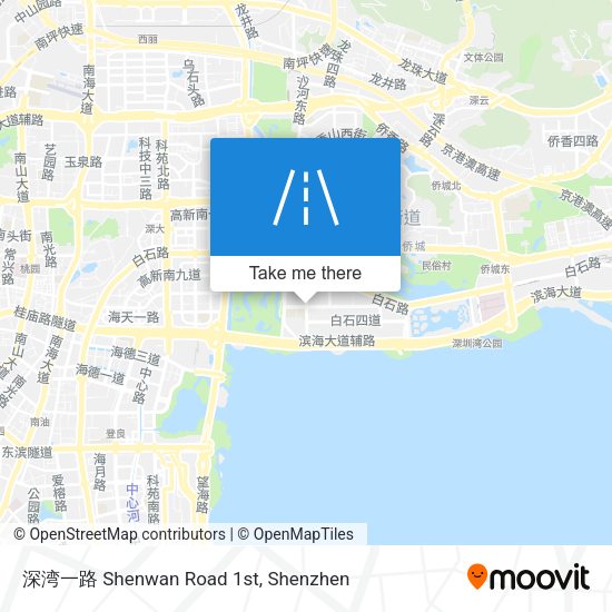 深湾一路 Shenwan Road 1st map