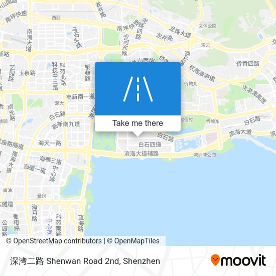 深湾二路 Shenwan Road 2nd map