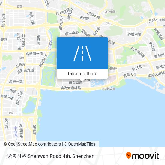 深湾四路 Shenwan Road 4th map