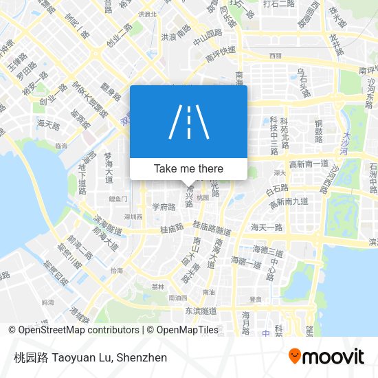桃园路 Taoyuan Lu map