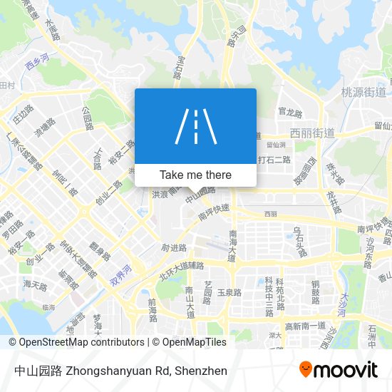 中山园路 Zhongshanyuan Rd map