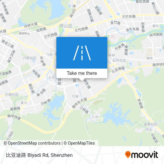 比亚迪路 Biyadi Rd map