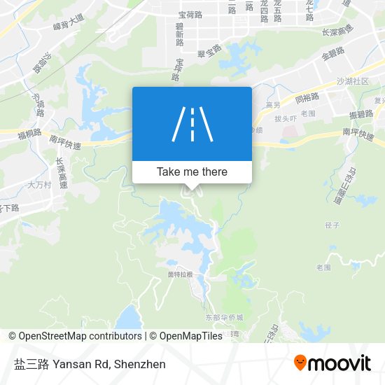 盐三路 Yansan Rd map